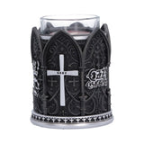 Ozzy Osbourne tea light holder cross design