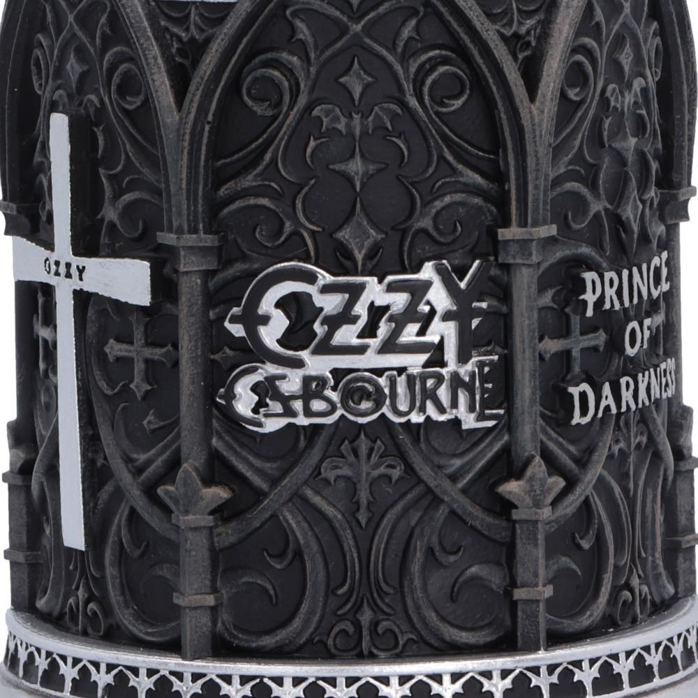Ozzy Osbourne tea light holder gothic detailing