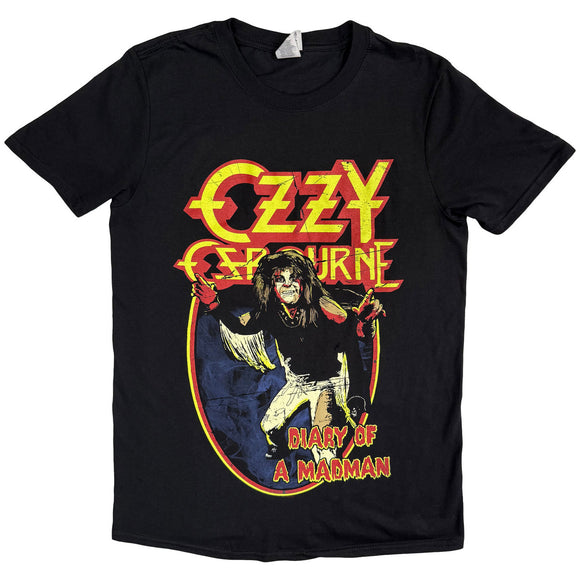 Ozzy Osbourne Unisex T-Shirt: Diary of a Mad Man