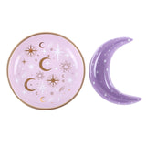 Purple Moon Stacking Trinket Dishes