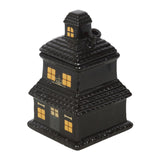 Black Haunted House Oil Burner & Wax Warmer