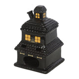 Black Haunted House Oil Burner & Wax Warmer