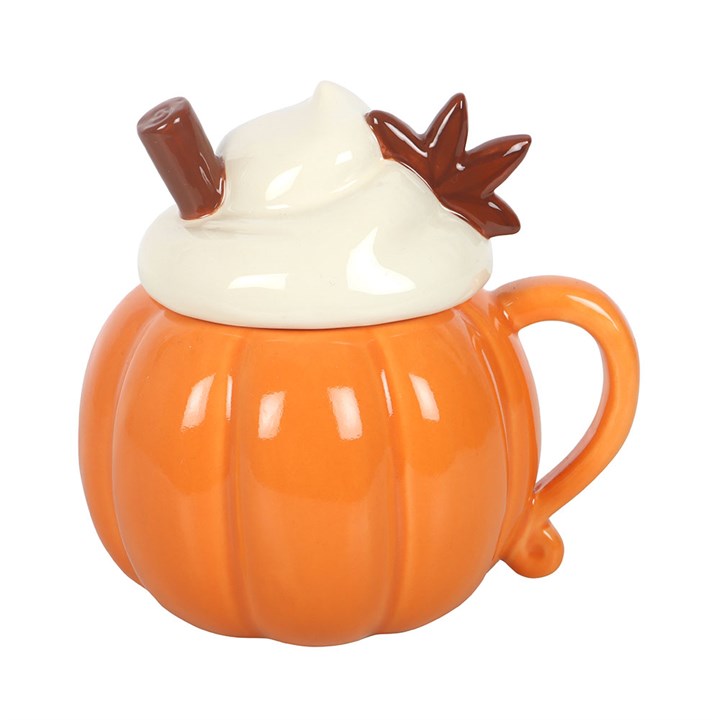 Pumpkin Cream Lidded Oil Burner