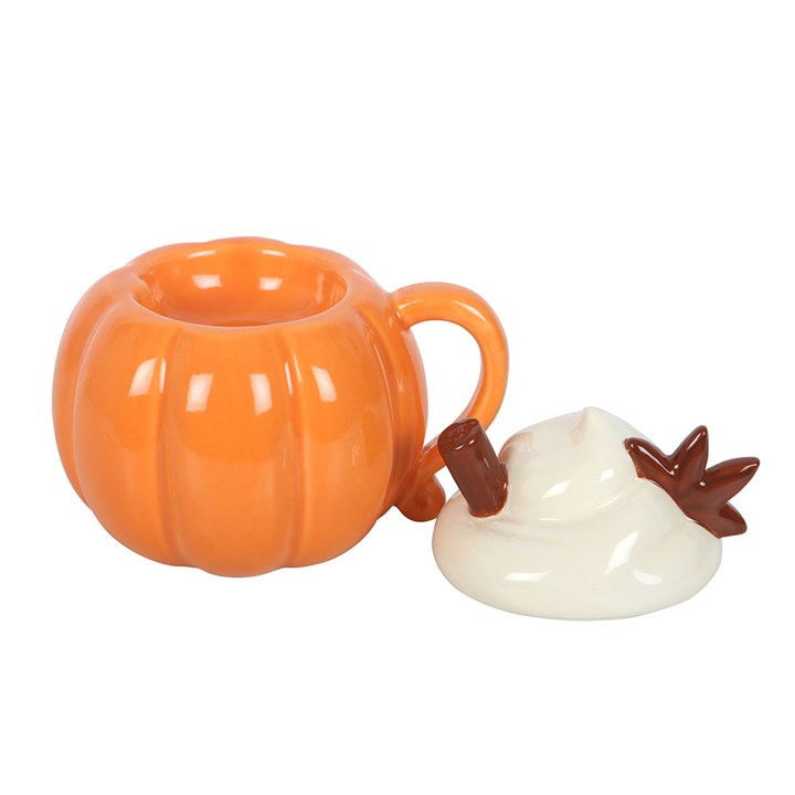 Pumpkin Cream Lidded Oil Burner