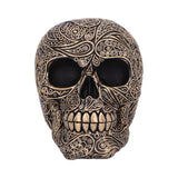 Paisley Black and Gold Skull