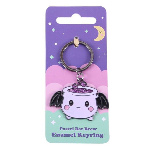 Pastel Batbrew Cauldron Keyring