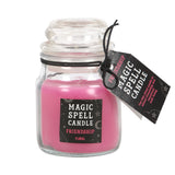 Pink Floral 'Friendship' Spell Candle Jar