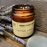 Positive Vibes Aromatherapy Candle - Clary Sage & Peppermint