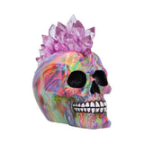 Psychedelic Crystal Skull with Light Up Mohawk