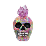 Psychedelic Crystal Skull with Light Up Mohawk