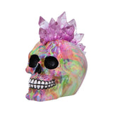 Psychedelic Crystal Skull with Light Up Mohawk