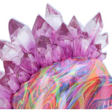 Psychedelic Crystal Skull with Light Up Mohawk