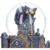 Pumpkin Patch Halloween Cat Snow Globe