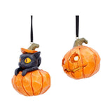 Pumpkin and Patch Halloween Hanging Ornaments