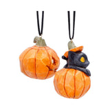 Pumpkin and Patch Halloween Hanging Ornaments