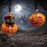 Pumpkin and Patch Halloween Hanging Ornaments