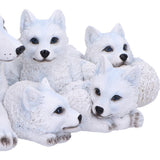 Pups Protection Wolf & Cubs Figurine