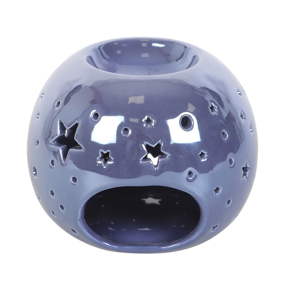 Purple Iridescent Star Oil Burner & Wax Warmer