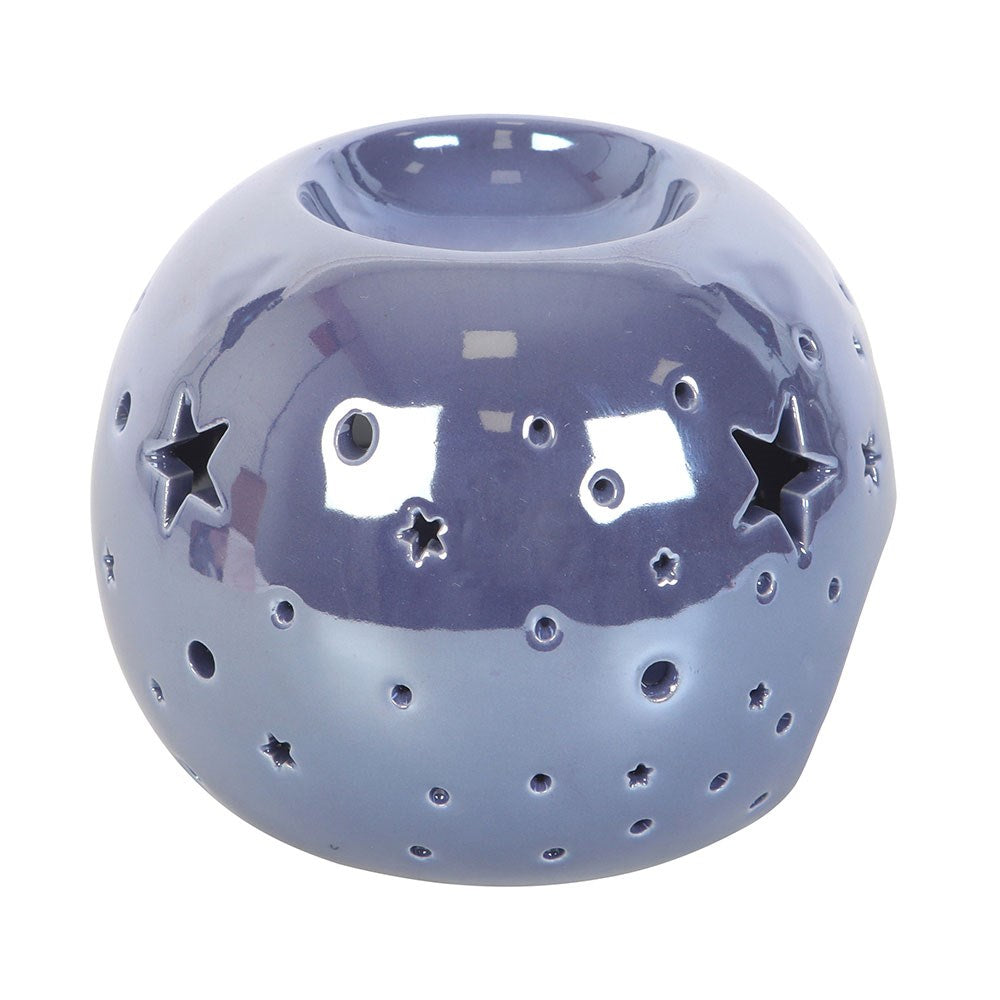 Purple Iridescent Star Oil Burner & Wax Warmer