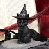Purrah Witch Cat Ornament 13.5cm