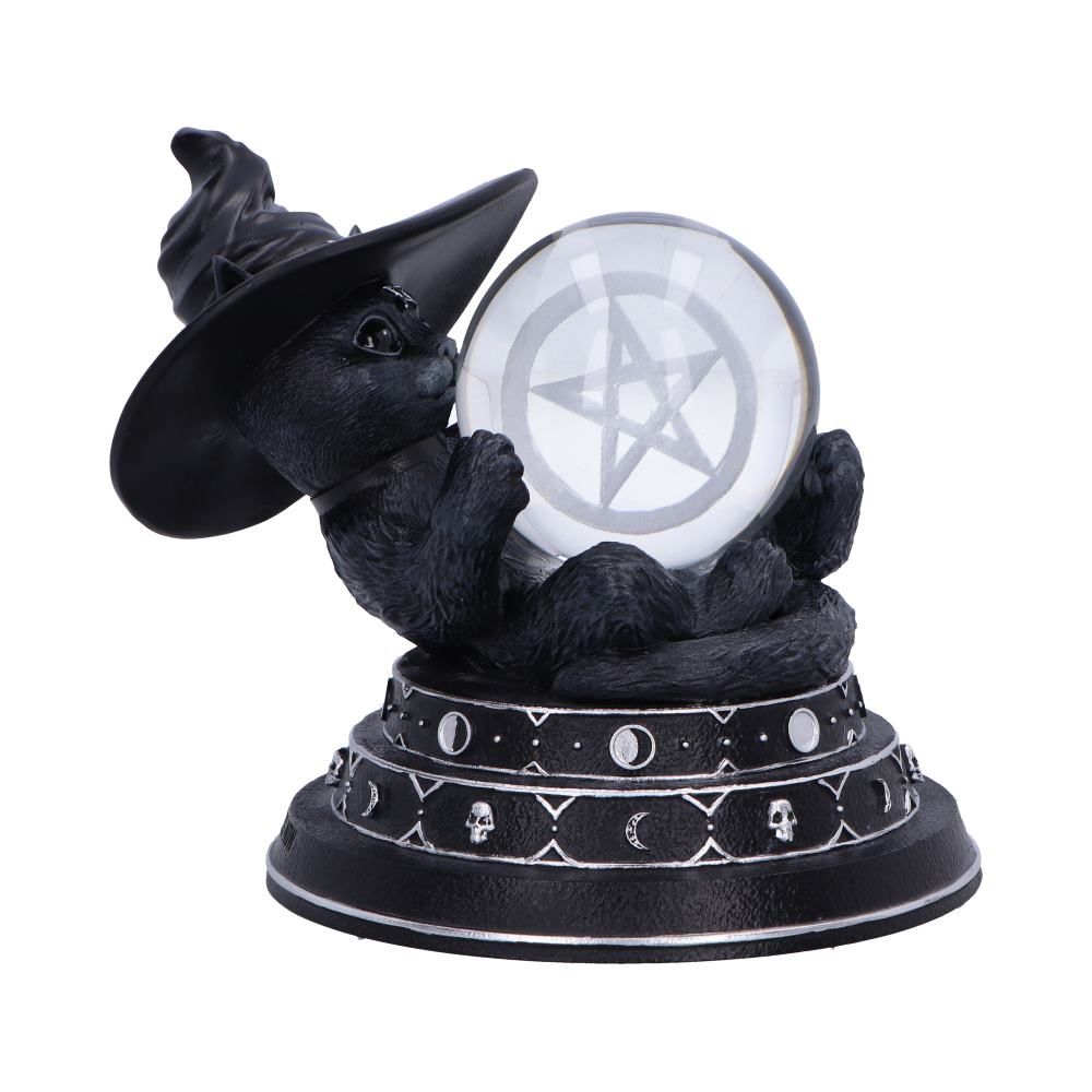 Purrah's Fortune Cult Cuties witch cat figurine