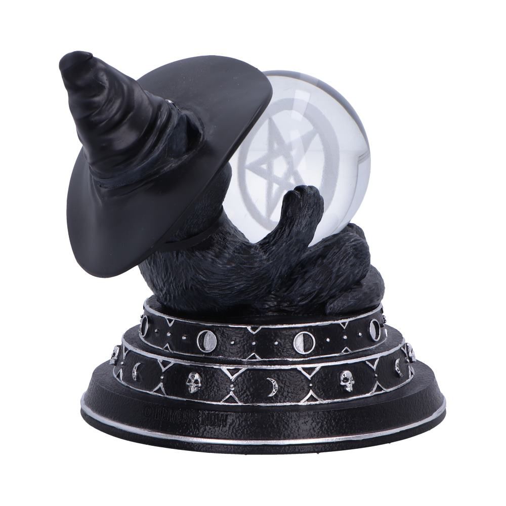 Purrah's Fortune cat figurine side view