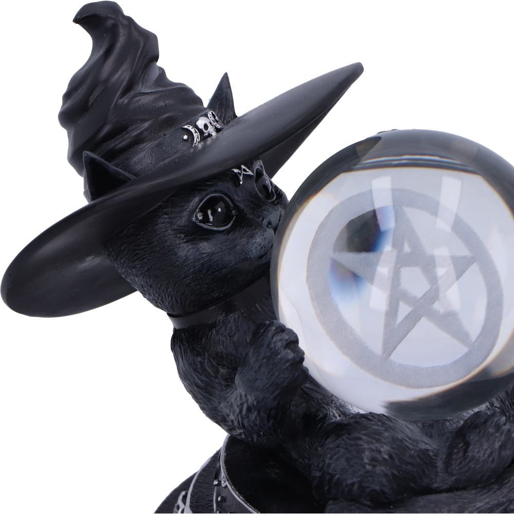 Purrah's Fortune pentagram glass ball detail
