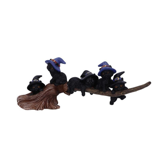 Purrfect Broomstick Witch's Cats Ornament