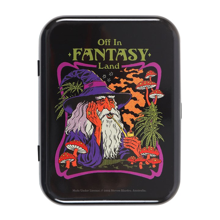 Fantasy Land Stash Tin by Steven Rhodes