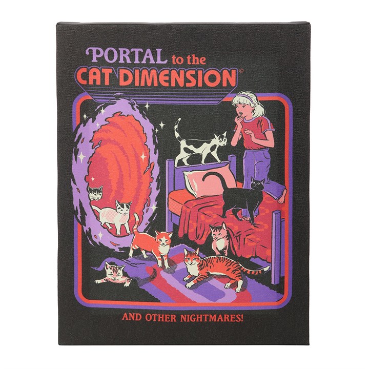 Steven Rhodes Portal to the Cat Dimension cat wall art