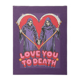 19x25cm Love You To Death Canvas Picture by Steven Rhodes