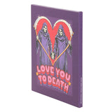 19x25cm Love You To Death Canvas Picture by Steven Rhodes