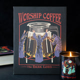 Worship Coffee Canvas Picture by Steven Rhodes