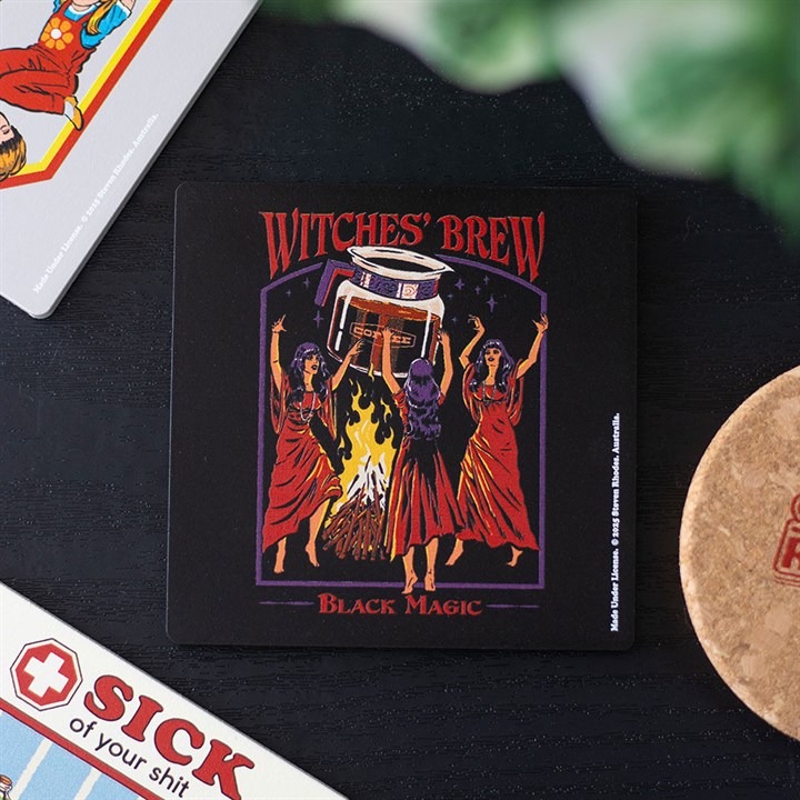 Witches' Brew Coaster by Steven Rhodes