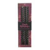 Set of 3 Dark Romance Twist Taper Candles