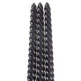 Set of 3 Dark Romance Twist Taper Candles