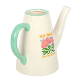 No Rain, No Flowers Watering Can Vase