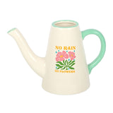 No Rain, No Flowers Watering Can Vase