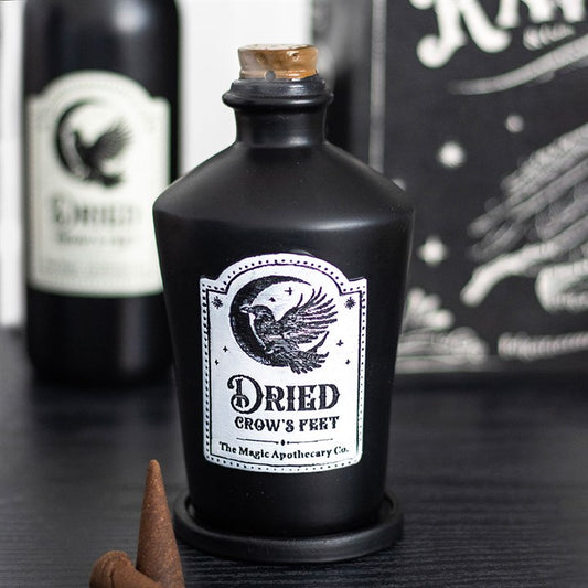 Dried Crow's Feet Incense Cone Holder