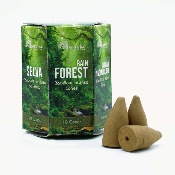 Rain Forest Backflow Incense Cones
