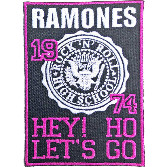 Ramones Hey Ho Iron-On Patch
