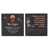 Red Jasper Crystal Mushroom