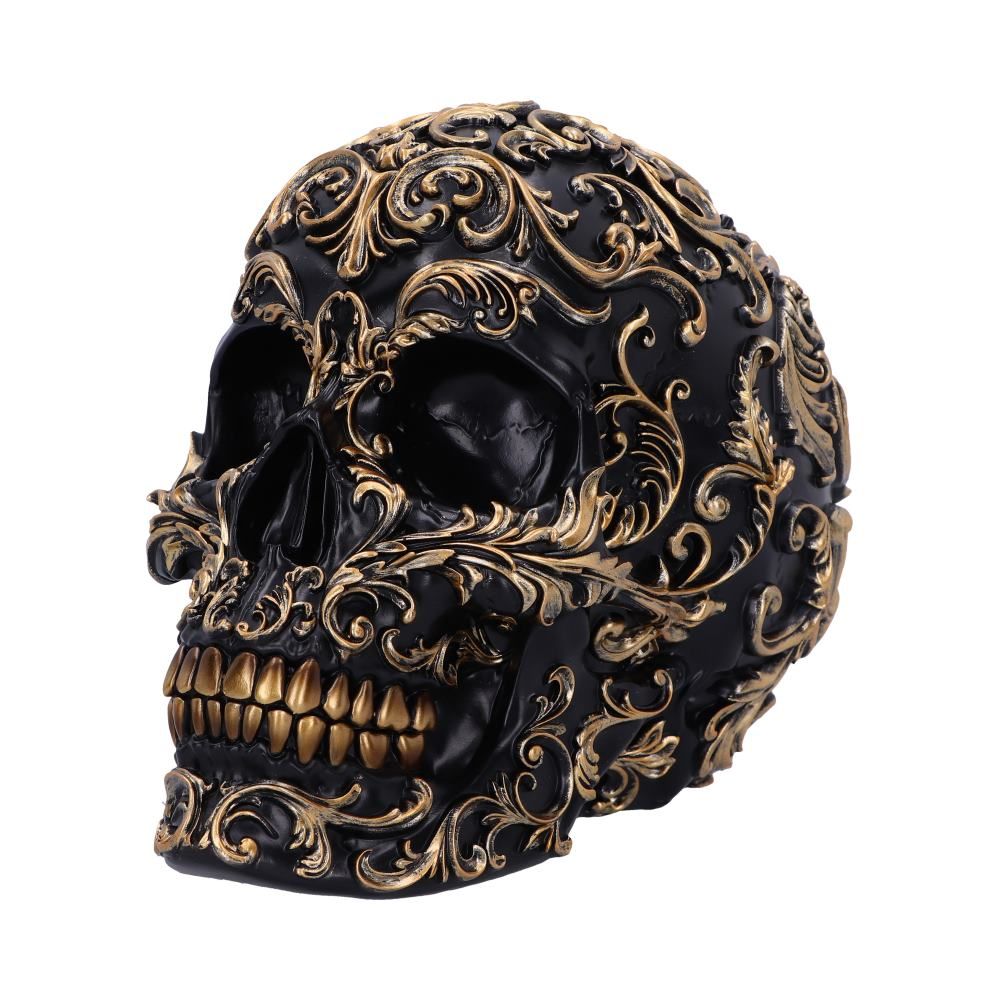 Renaissance Black & Gold Skull