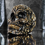 Renaissance Black & Gold Skull