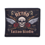 Retro Tattoo Studio Skull Wallet