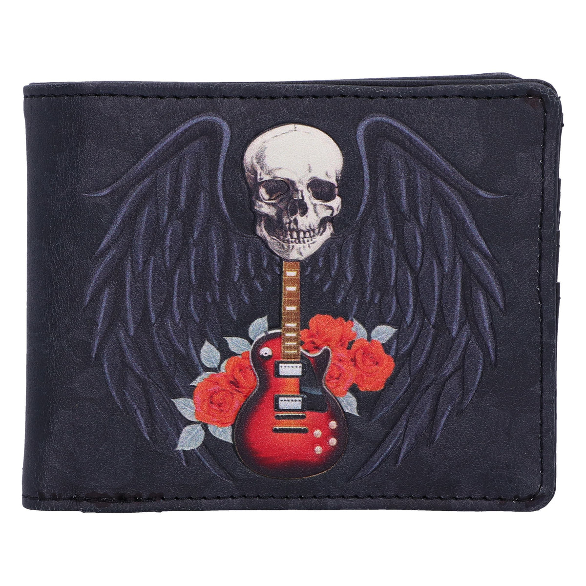 Rock & Roses Guitar Skull Wallet