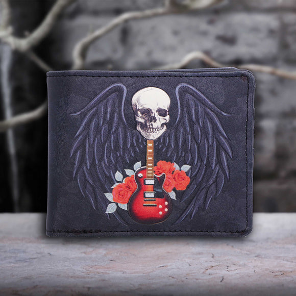 Rock & Roses Guitar Skull Wallet