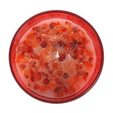 Root Chakra, Strawberry Scented Agate Crystal Candle