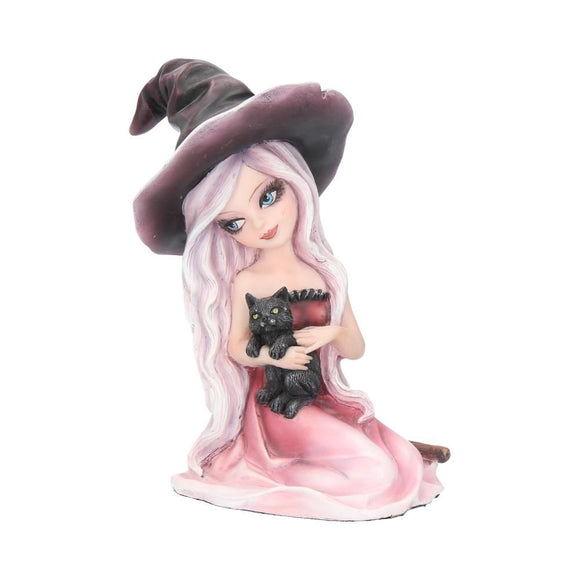 Rosa Witch & Black Cat Ornament