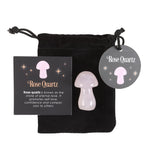 Rose Quartz Crystal Mushroom